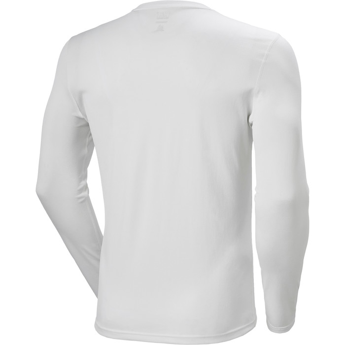 2024 Helly Hansen Mens HH Lifa Active Solen Long Sleeve Base Layer 49348 - White